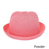 Ear Decoration Sun Straw Hat For Children