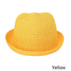 Ear Decoration Sun Straw Hat For Children