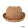 Ear Decoration Sun Straw Hat For Children