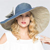 Superlarge Brim Beach Cap,  Female England Style Sun Hat